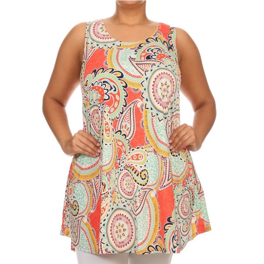 Plus Size Tank Top Tunic